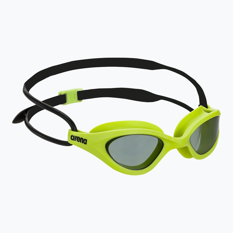 Occhiali da nuoto arena 365 smoke/lime/black globe