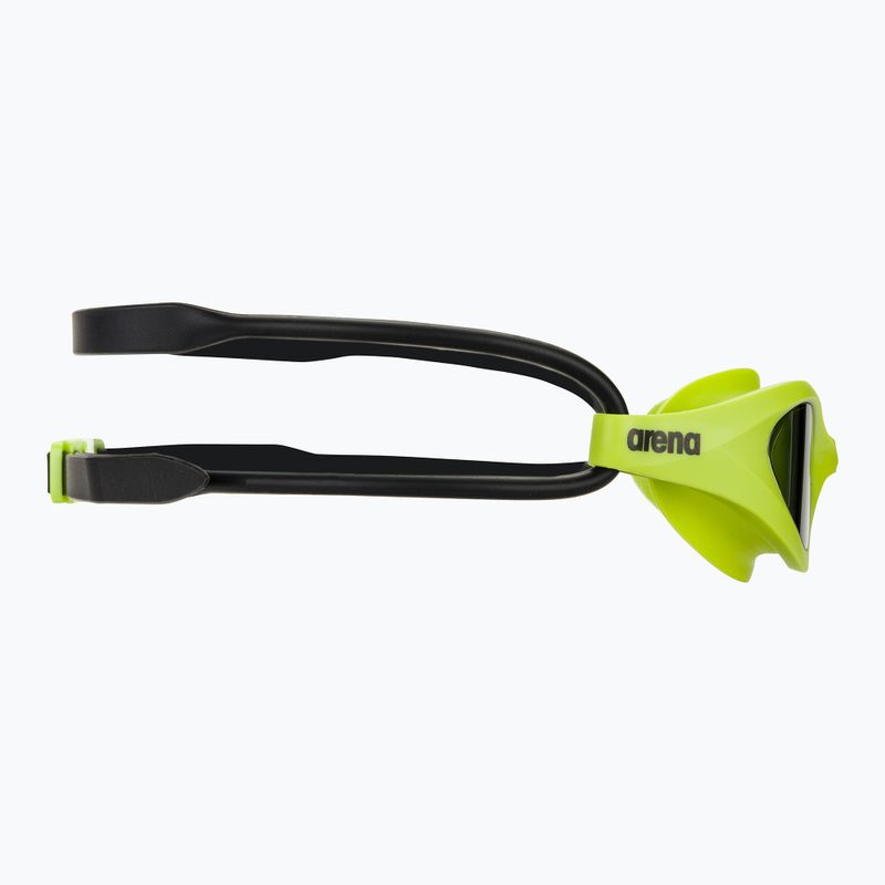 Occhiali da nuoto arena 365 smoke/lime/black globe 3