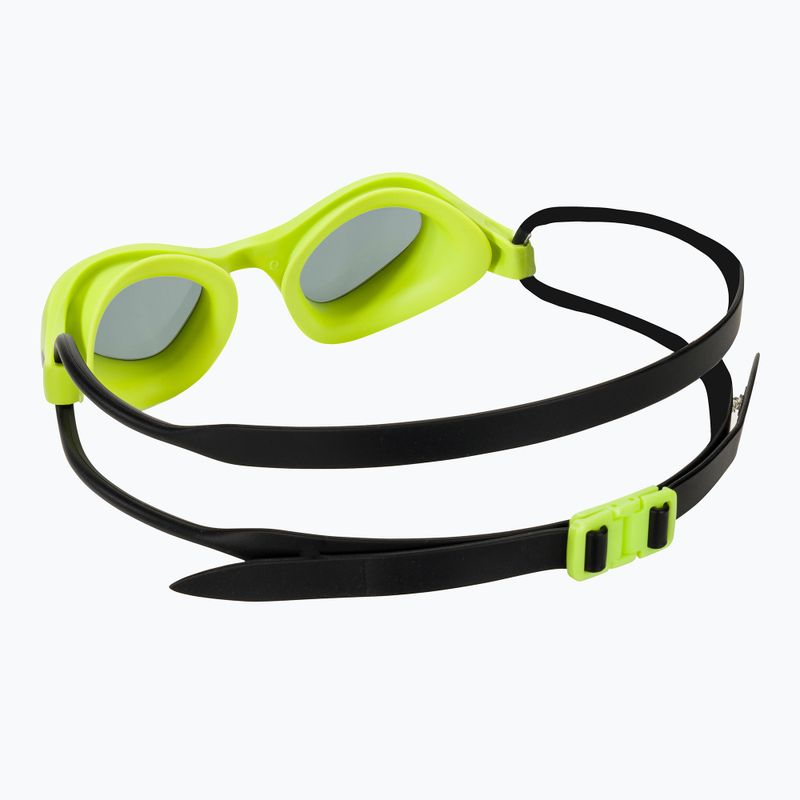 Occhiali da nuoto arena 365 smoke/lime/black globe 5