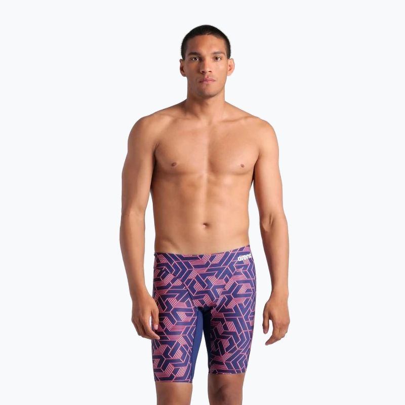 Uomo arena Escape Swim Jammer navy/team red/white/blue 4