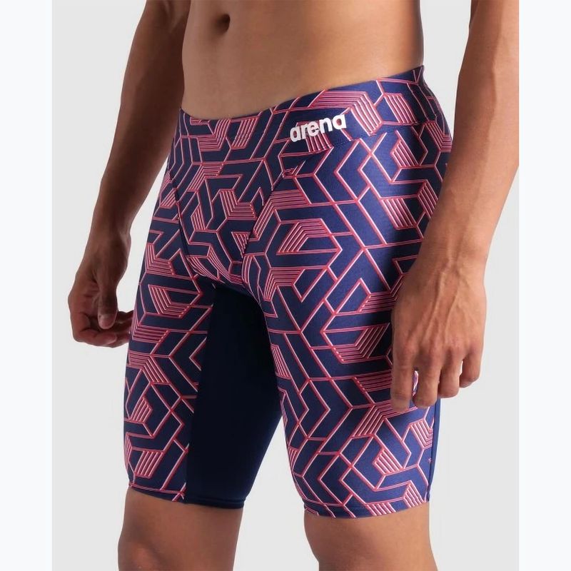 Uomo arena Escape Swim Jammer navy/team red/white/blue 7