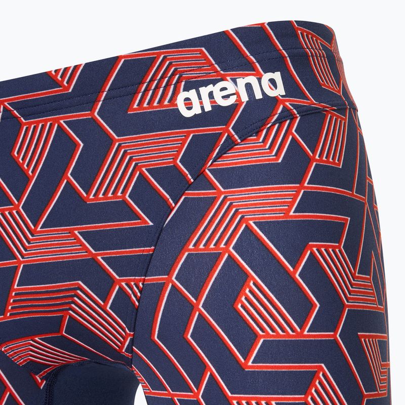 Uomo arena Escape Swim Jammer navy/team red/white/blue 3