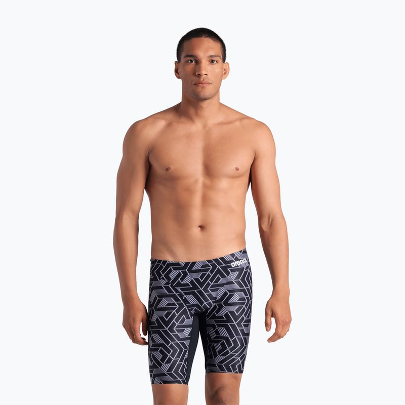 Uomo arena Escape Swim Jammer nero/squadra nera 4