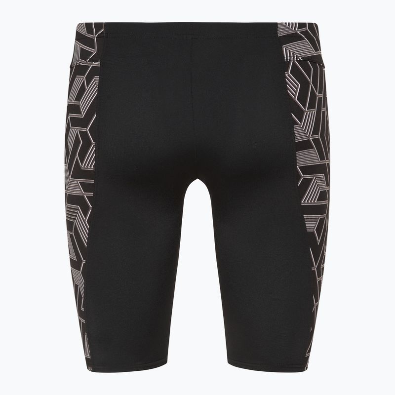 Uomo arena Escape Swim Jammer nero/squadra nera 2