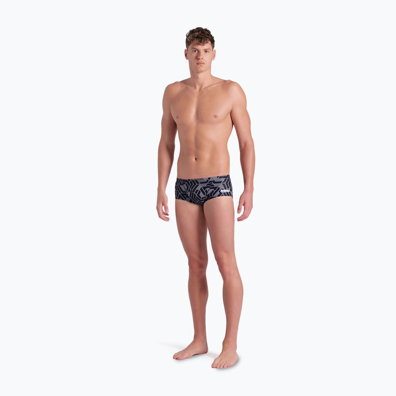 Uomo arena Escape Swim Low Waist Short team boxer nero 2