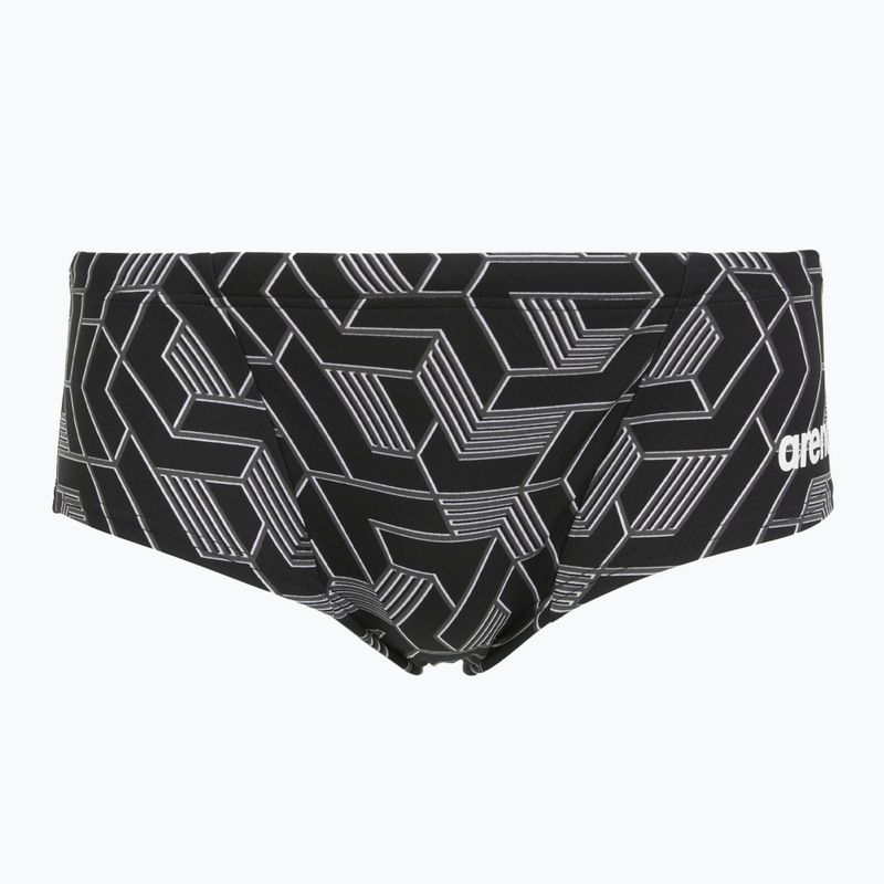 Uomo arena Escape Swim Low Waist Short team boxer nero