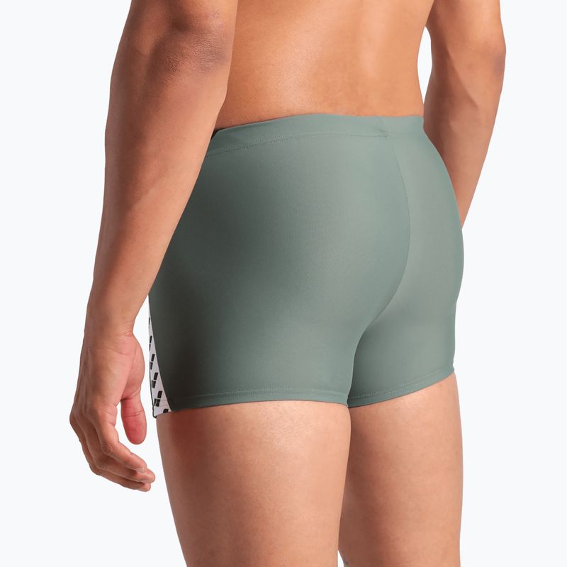 Boxer da bagno da uomo a righe arena Short sage/nero/multi 5