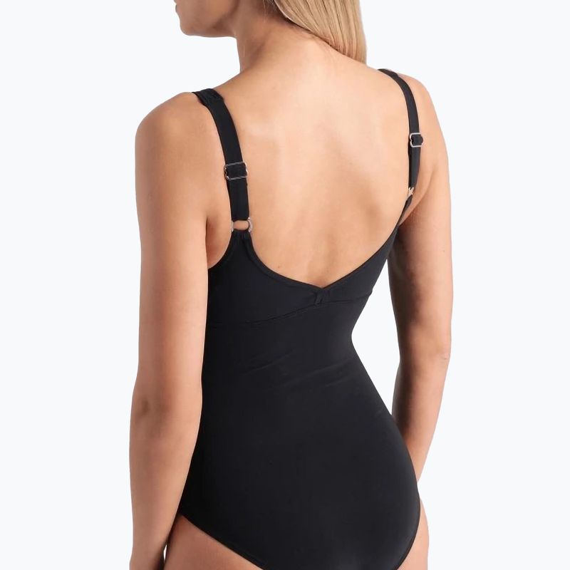 Costume da bagno intero donna arena Milena Wing Back nero 5