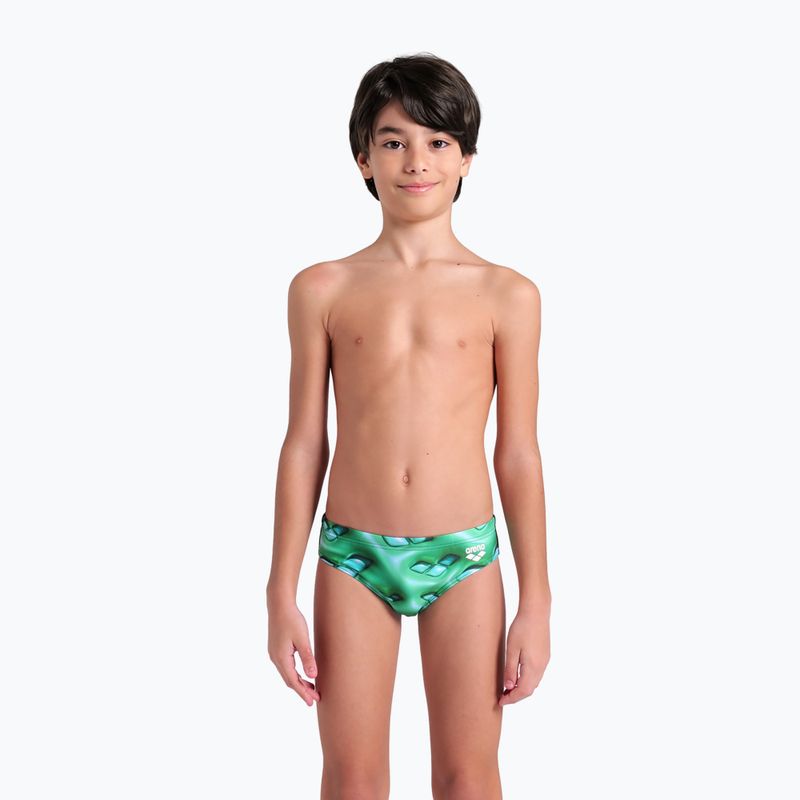 Slip da bagno arena Foam per bambini nero/verde morbido multi 5