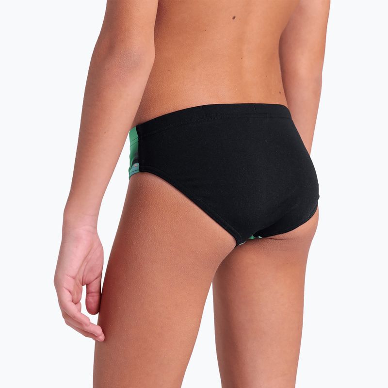 Slip da bagno arena Foam per bambini nero/verde morbido multi 9