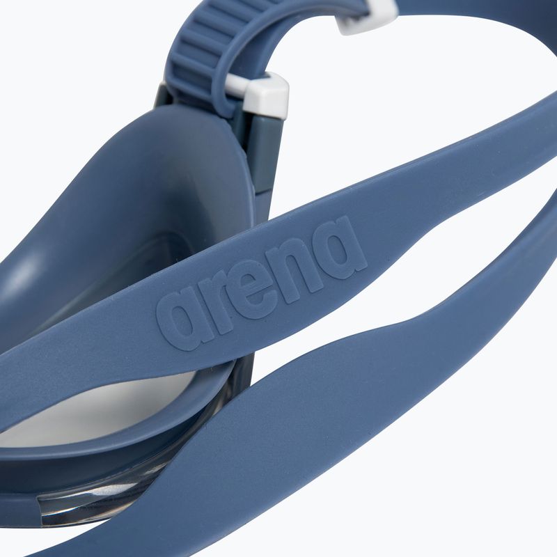 Occhialini da nuoto Arena The One Plus blu chiaro/grigio 4