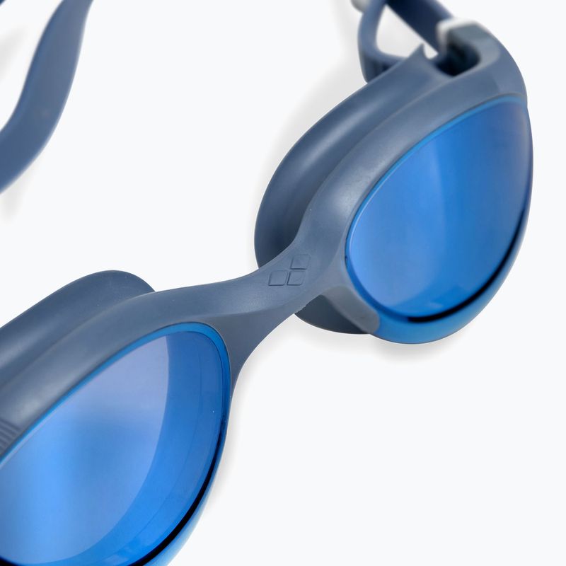 Occhialini da nuoto Arena The One Plus Mirror blu specchio/grigio blu 4