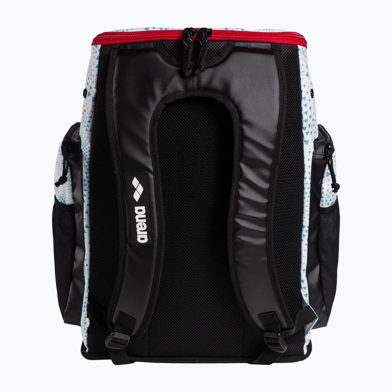 Arena Spiky III 45 l Zaino da nuoto Allover fireflow / bianco 2