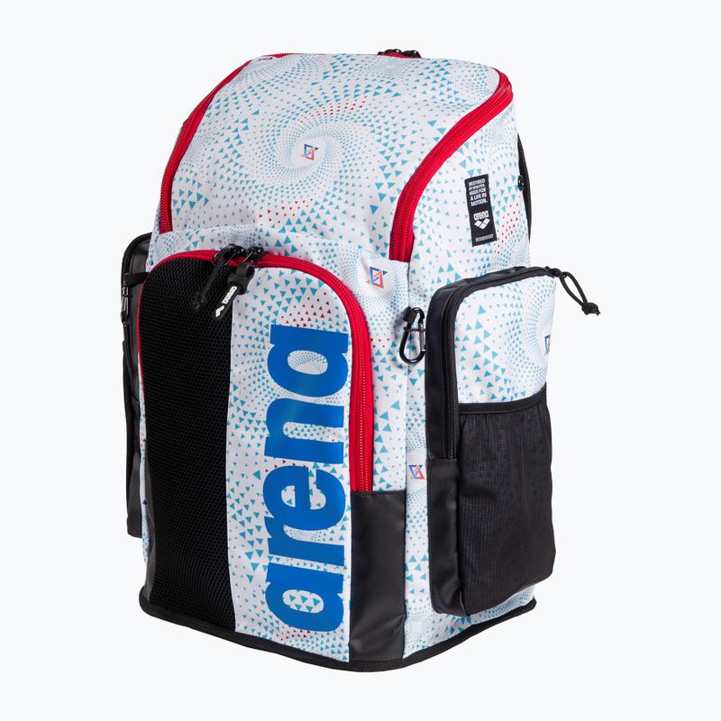 Arena Spiky III 45 l Zaino da nuoto Allover fireflow / bianco 3