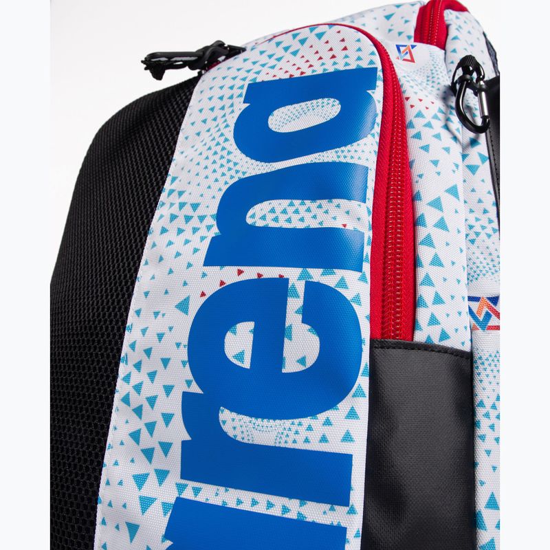 Arena Spiky III 45 l Zaino da nuoto Allover fireflow / bianco 5