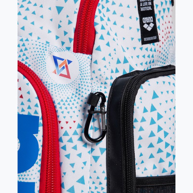 Arena Spiky III 45 l Zaino da nuoto Allover fireflow / bianco 6