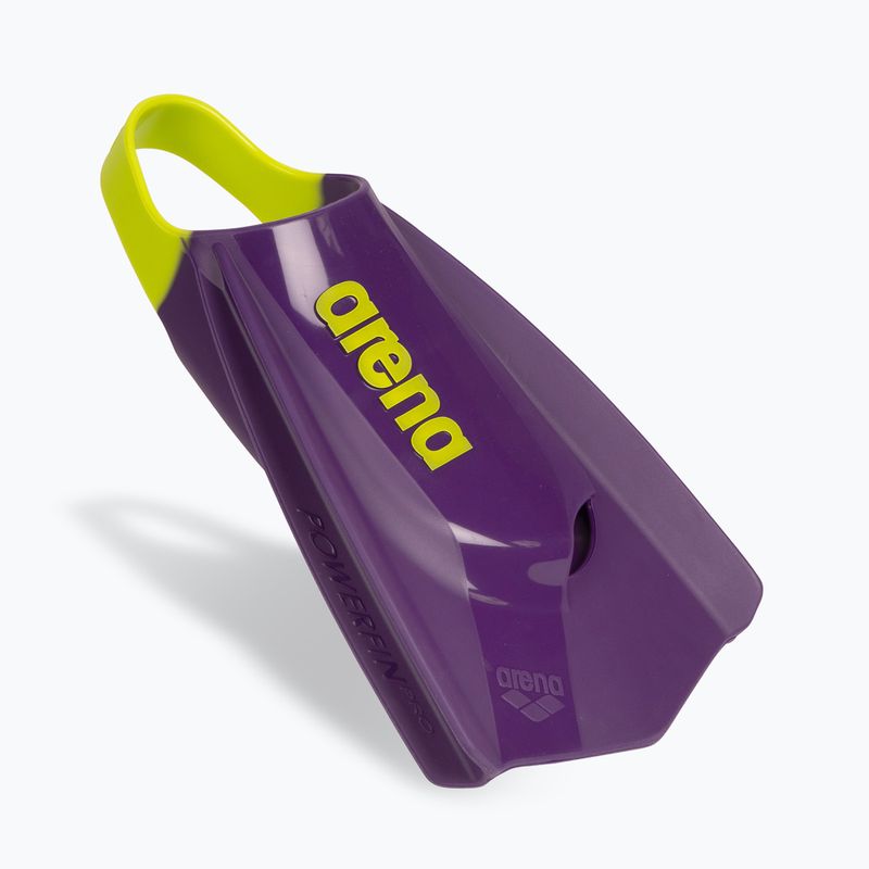 Pinne da nuoto Arena Powerfin Pro II plum/artic lime 2