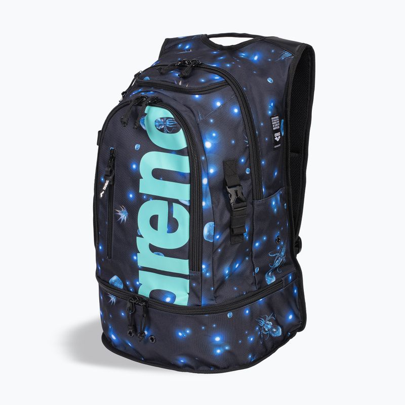 Zaino da nuoto Arena Fastpack 3.0 Allover 40 l aqua 2