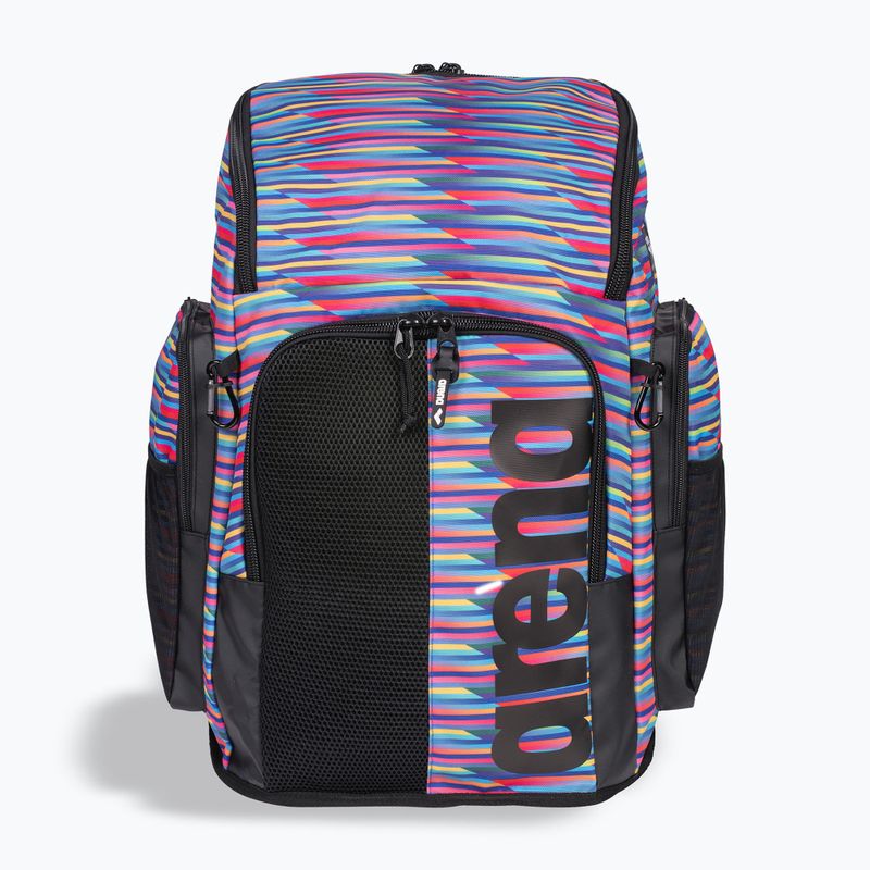 Arena Spiky III 45 l Zaino da nuoto a strisce da corsa Allover