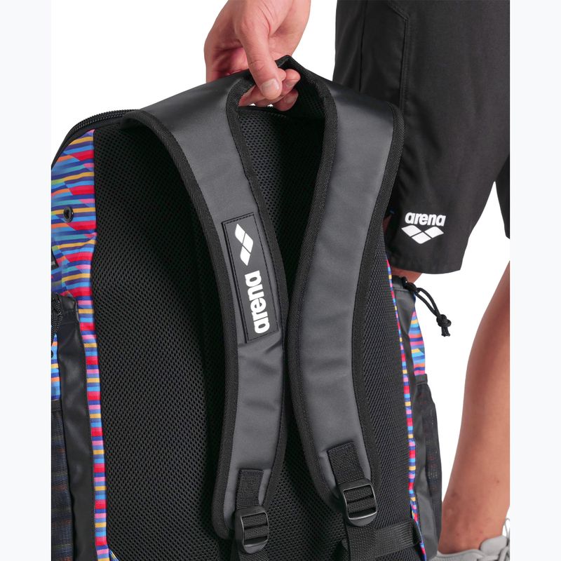 Arena Spiky III 45 l Zaino da nuoto a strisce da corsa Allover 6