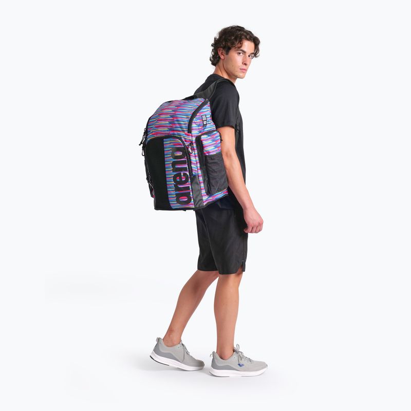 Arena Spiky III 45 l Zaino da nuoto a strisce da corsa Allover 9