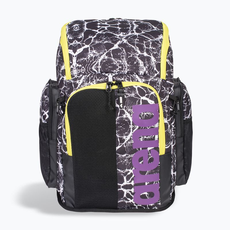 Zaino da nuoto Arena Spiky III 45 l Allover bianco/nero