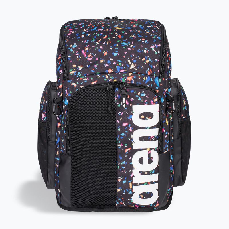 Zaino da nuoto Arena Spiky III 45 l Allover coriandoli neri