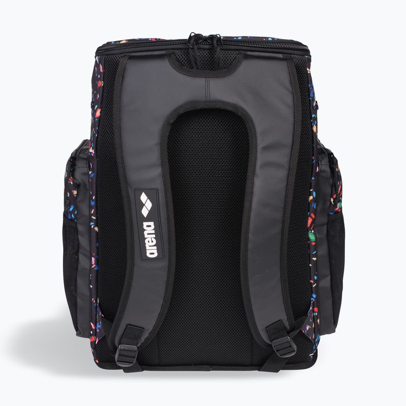 Zaino da nuoto Arena Spiky III 45 l Allover coriandoli neri 3