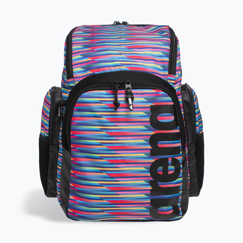 Arena Spiky III 35 l Zaino da nuoto a strisce da corsa Allover