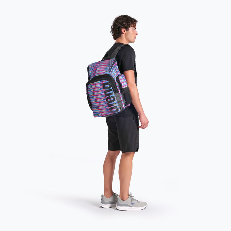 Arena Spiky III 35 l Zaino da nuoto a strisce da corsa Allover 5