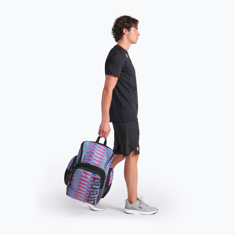 Arena Spiky III 35 l Zaino da nuoto a strisce da corsa Allover 6