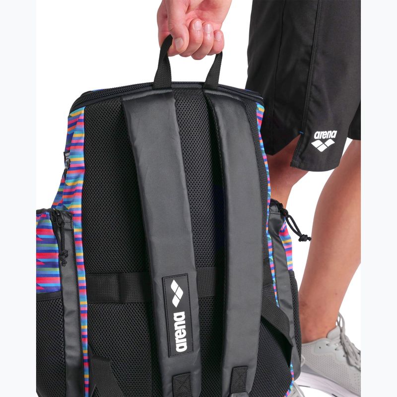 Arena Spiky III 35 l Zaino da nuoto a strisce da corsa Allover 8