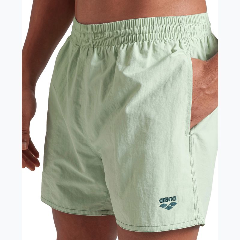 Pantaloncini da bagno arena da uomo Bywayx R verde chiaro/mangrovie 4