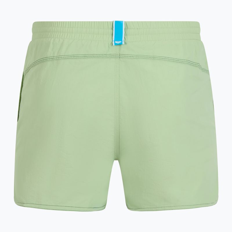 Pantaloncini da bagno arena da uomo Bywayx R verde chiaro/mangrovie 2