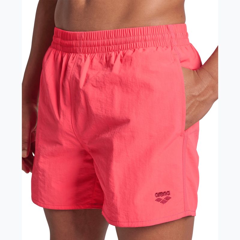 Pantaloncini da bagno arena da uomo Bywayx R calypso coral/porpora scuro 8