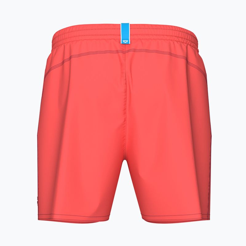 Pantaloncini da bagno arena da uomo Bywayx R calypso coral/porpora scuro 2