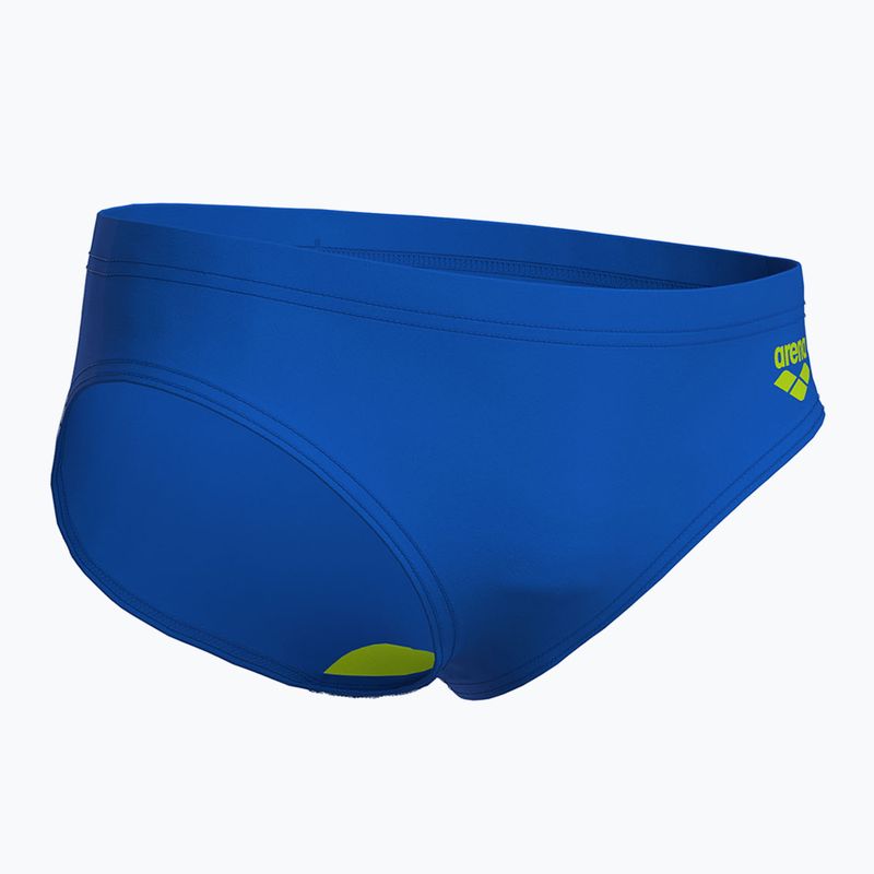 Slip da nuoto per bambini arena B Dynamo Brief R Jr blue china/artic lime 4