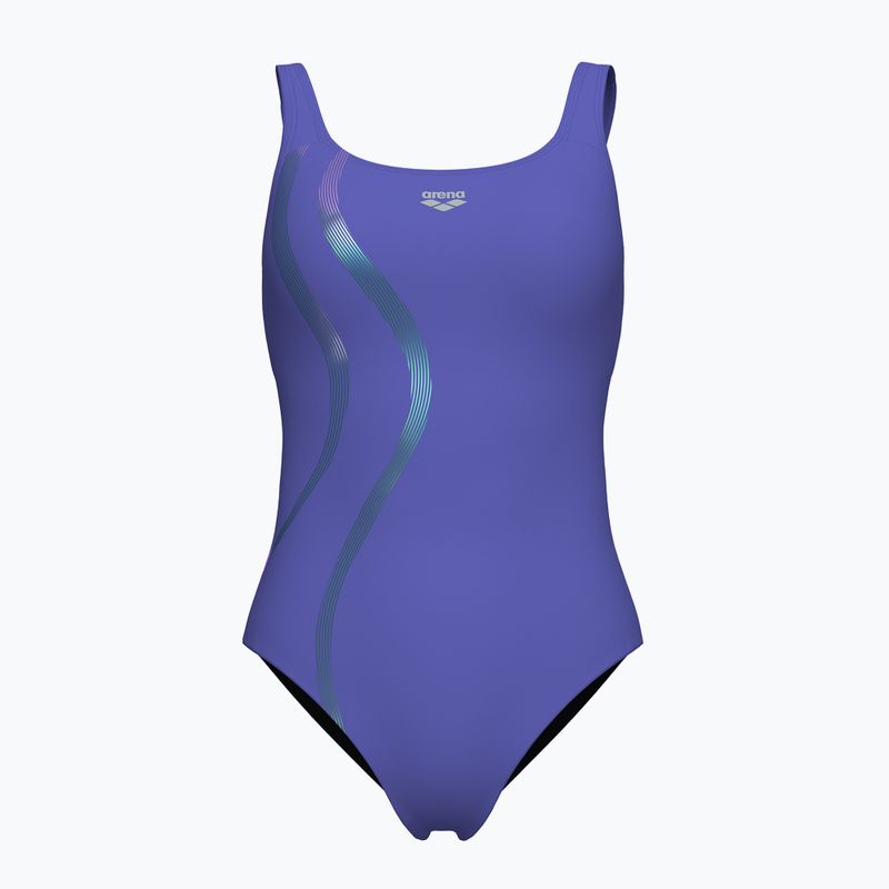 Costume da bagno intero donna arena Ginevra Wing Back viola
