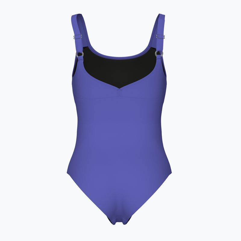 Costume da bagno intero donna arena Ginevra Wing Back viola 2
