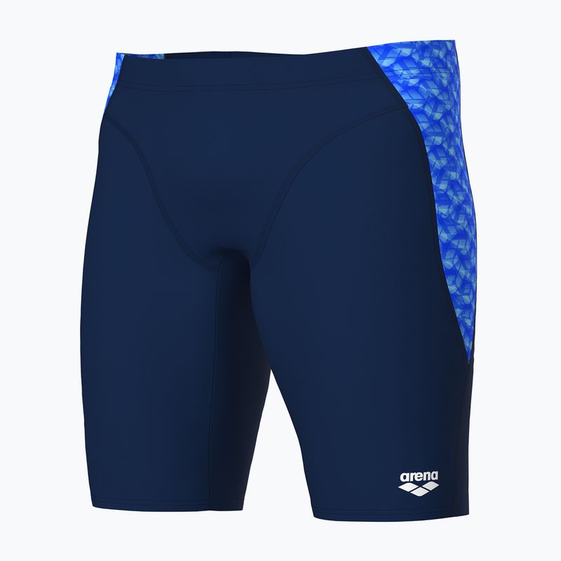Maglia da nuoto da uomo arena Monogram navy/blu mutlti 3