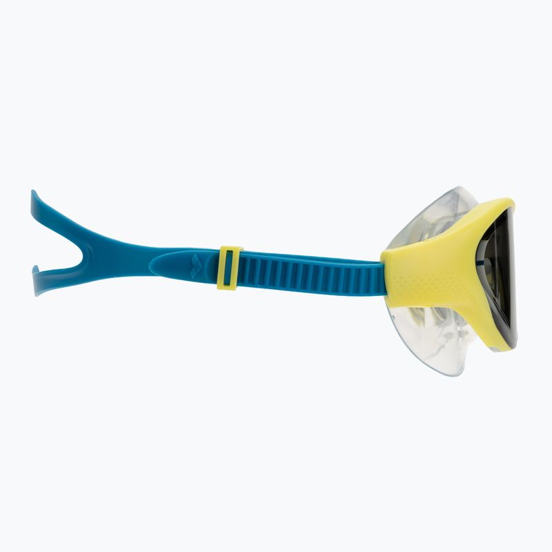 Occhialini da nuoto per bambini arena The One Mirror Jr argento/verde tenue/blu cosmo 3