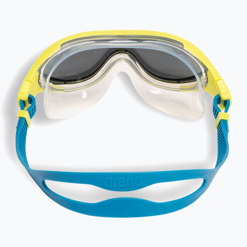 Occhialini da nuoto per bambini arena The One Mirror Jr argento/verde tenue/blu cosmo 3