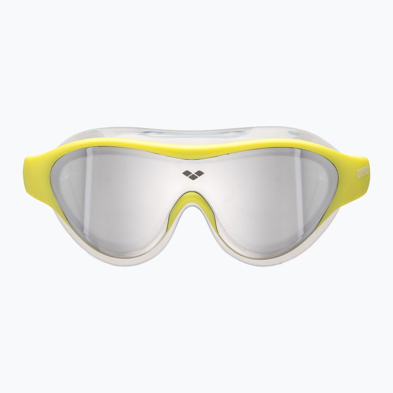 Occhialini da nuoto per bambini arena The One Mirror Jr argento/verde tenue/blu cosmo 4