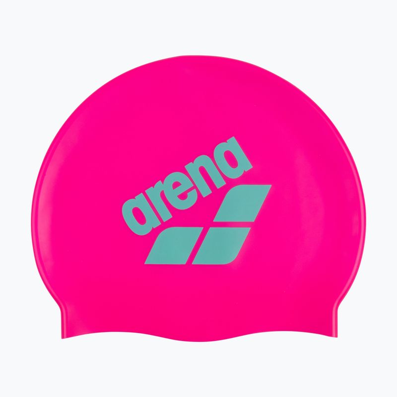 Cuffia Arena Big Logo rosa shocking/acqua