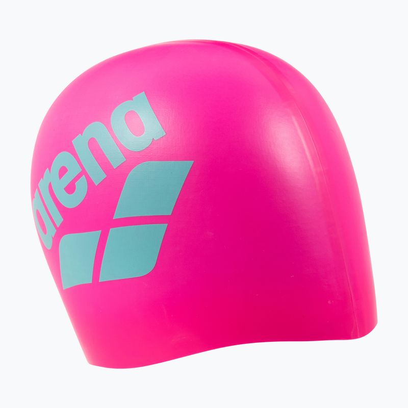 Cuffia Arena Big Logo rosa shocking/acqua 2