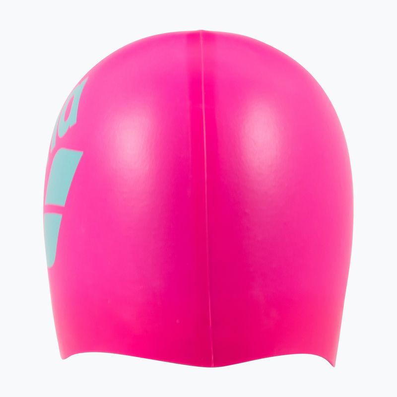 Cuffia Arena Big Logo rosa shocking/acqua 4