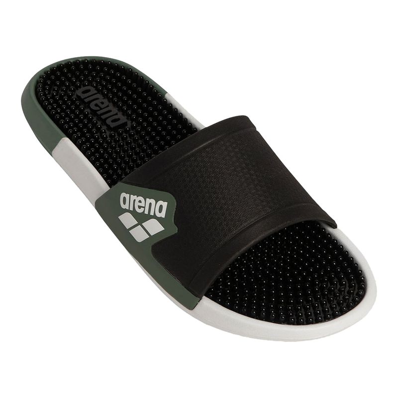 Infradito Arena Marco Active nero/bianco/salvia 2
