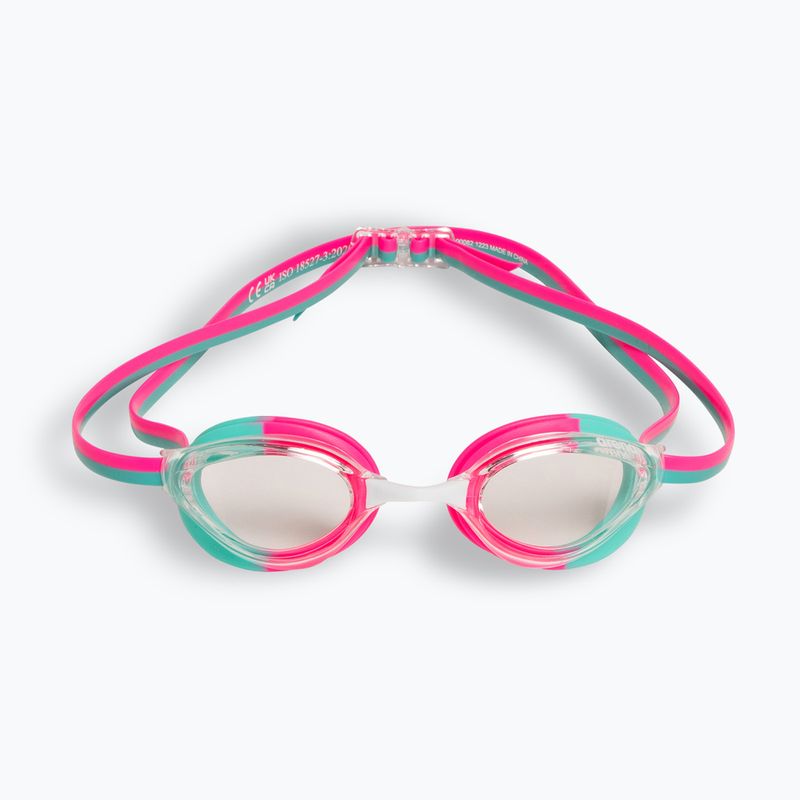 Occhialini da nuoto arena Python clear/shocking pink/water 2