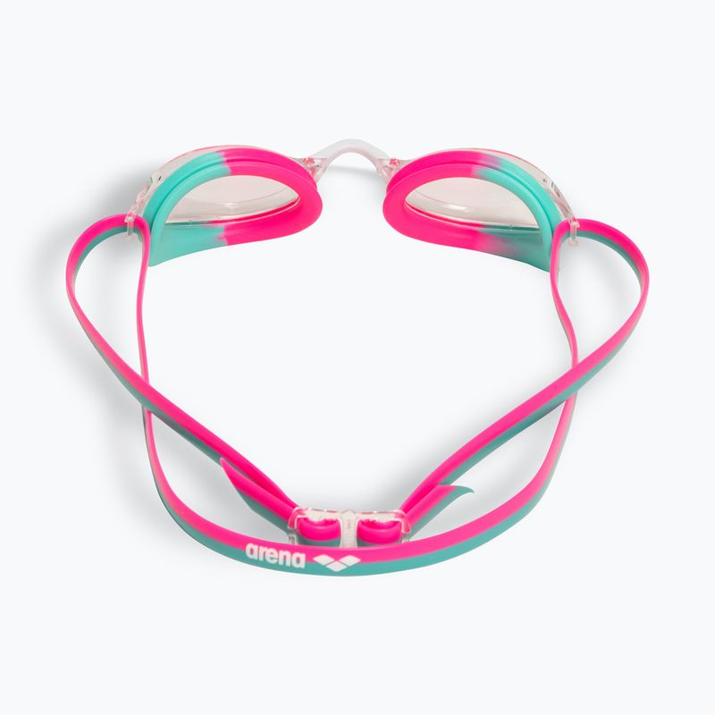 Occhialini da nuoto arena Python clear/shocking pink/water 3