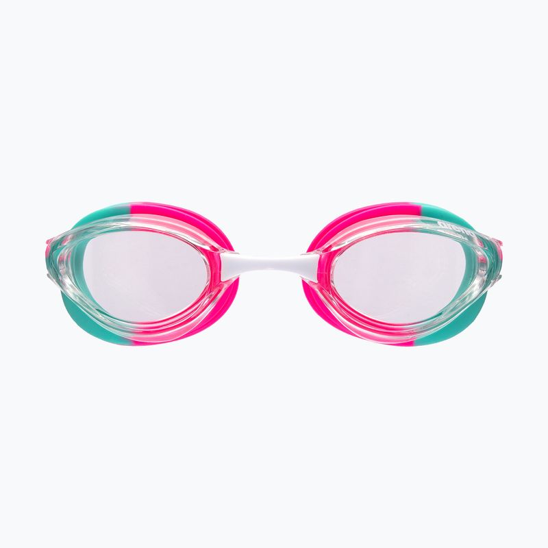 Occhialini da nuoto arena Python clear/shocking pink/water 4